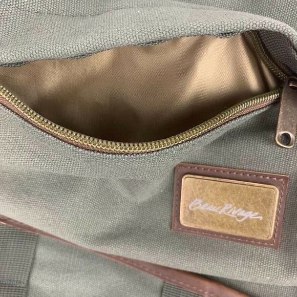 Beau Rivage Finley Mill Backpack Canvas 19.5L Travel Hiking Padded Laptop Pocket - Picture 7 of 10